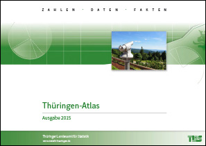 Titelbild der Veröffentlichung „Thringen-Atlas, Ausgabe 2016“