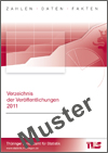 Titelbild der Veröffentlichung „Statistische Maßzahlen zur Wirtschaft in Thüringen, Ausgabe 2001“